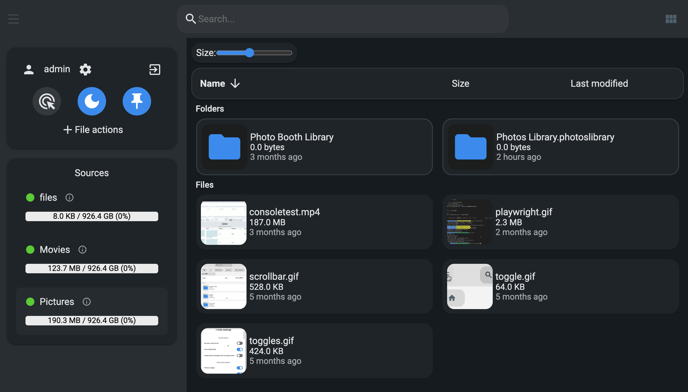 Harbor file browser: browse, search, and manage your files from any device